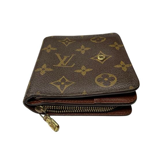 937. Louis Vuitton Monogram Bifold Wallet with Coin Pouch - Picture 5 of 6